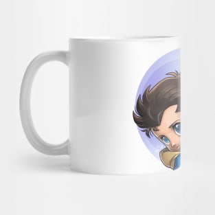 Glitter Rainbow Winged Castiel Mug